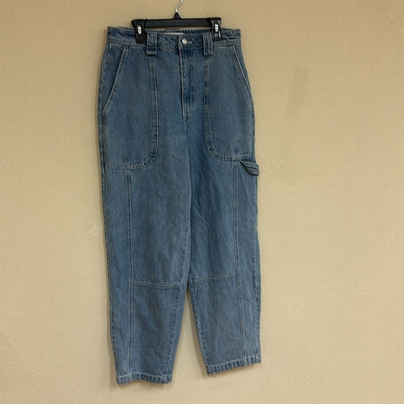 Alex Mill womans high rise wide leg carpenter jeans size 6 - Picture 2 of 8